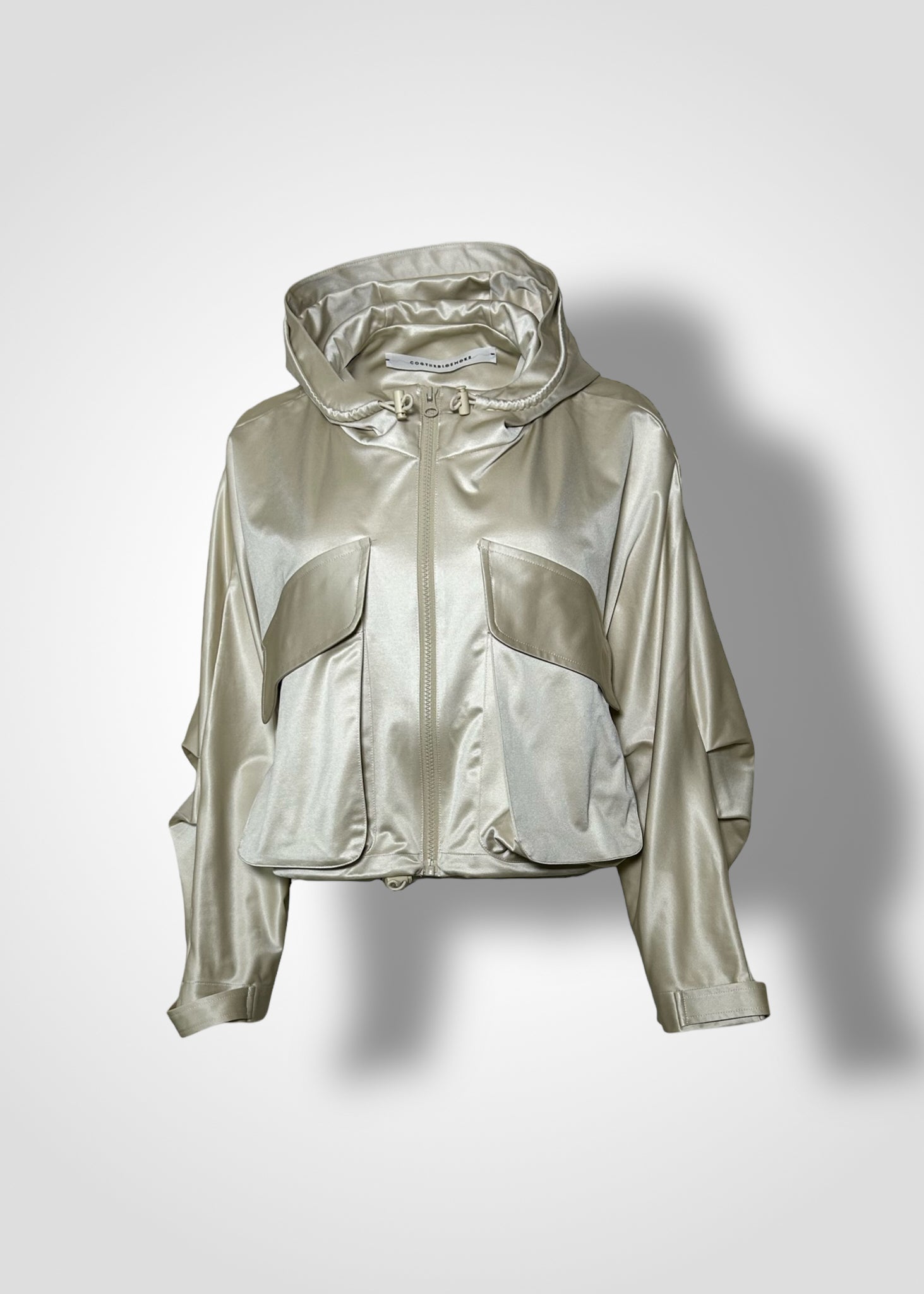 34 JOELLE PARKA / SILKY SATIN JERSEY - C10