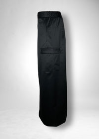 34 KHLOE LONG CARGO SKIRT / SILKY SATIN JERSEY - C11