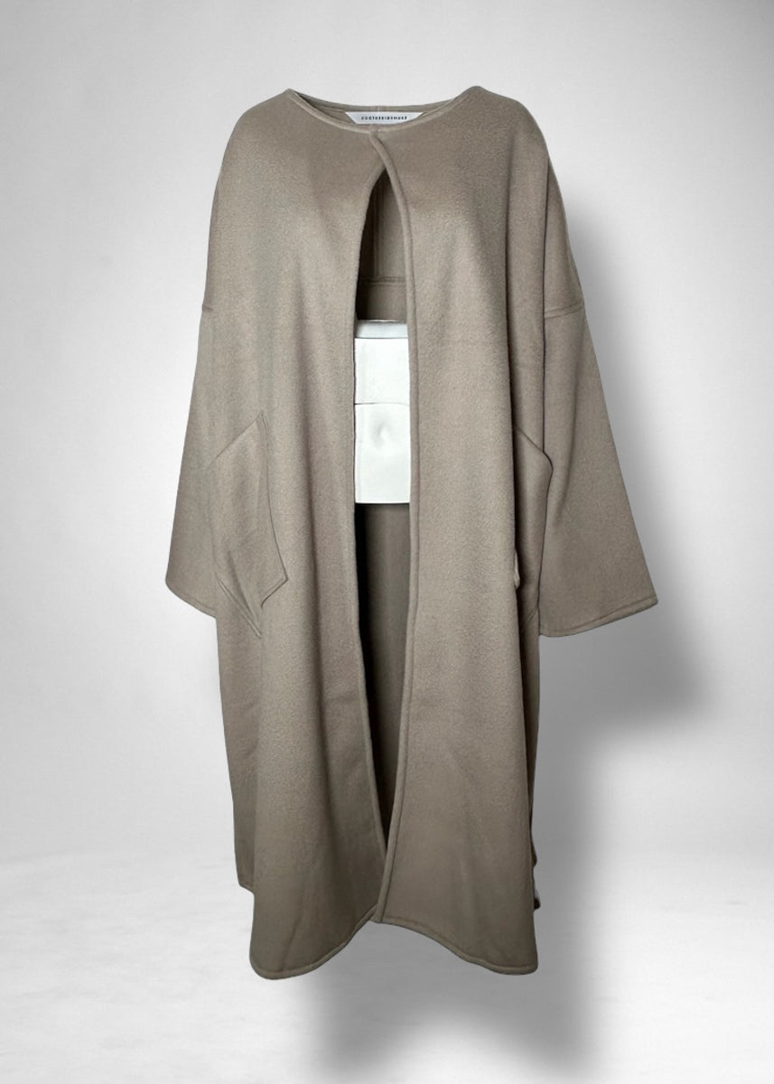 36 KENSINGTON COLLARLESS COAT / BULKY DOUBLE KNIT - C11