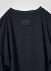 36 LAURA GATHERED SLV TOP / RECYCLED PE JERSEY - C14