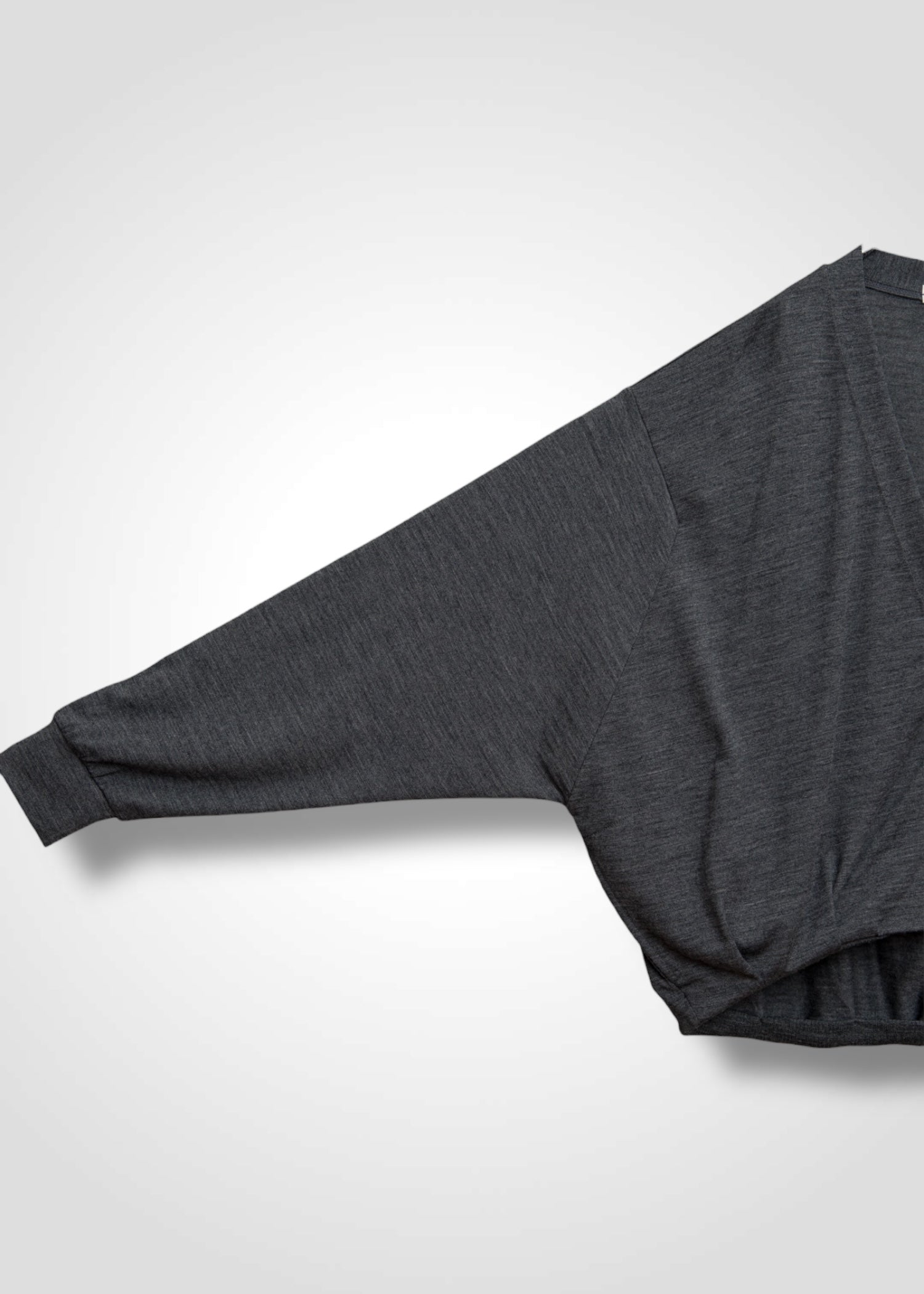 36 MAGGIE CARDIGAN / HIGH GAUGE PURE WOOL JERSEY - C13