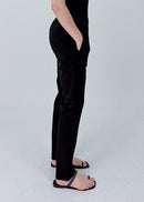 37 HAIDEN TUXEDO LEGGINGS / SILKY SATIN JERSEY - C10