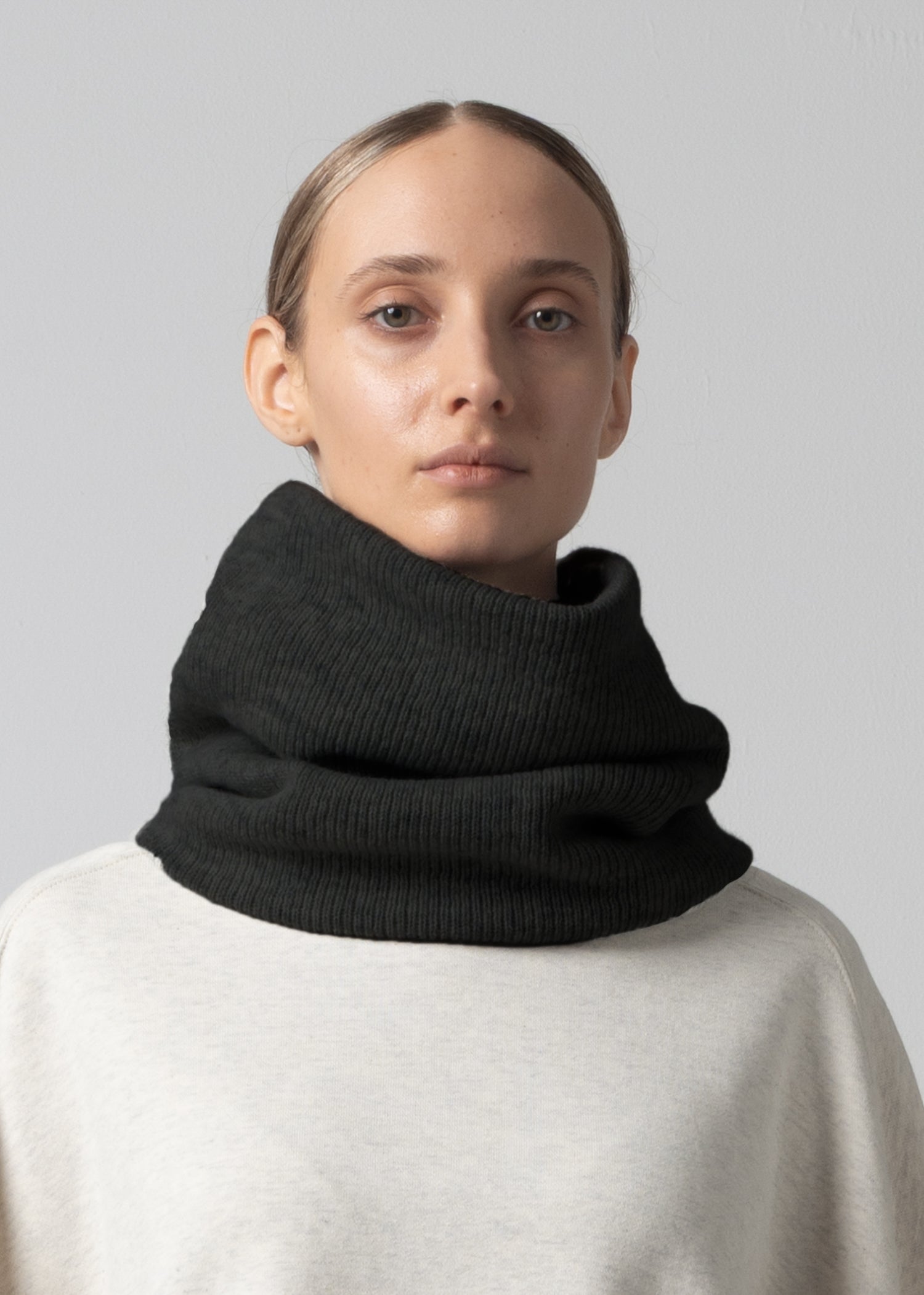 37 KAI SNOOD / DOUBLE FACE RIB JERSEY - C15