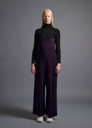 Loose-bodied soft overalls, royal purple, cogthebigsmoke, one size fits all, sustainable fashion, less is more, made in Japan, quiet luxury, minimalist