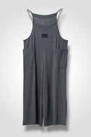 37 MARGARET DUNGAREES / HIGH GAUGE PURE WOOL JERSEY - C13