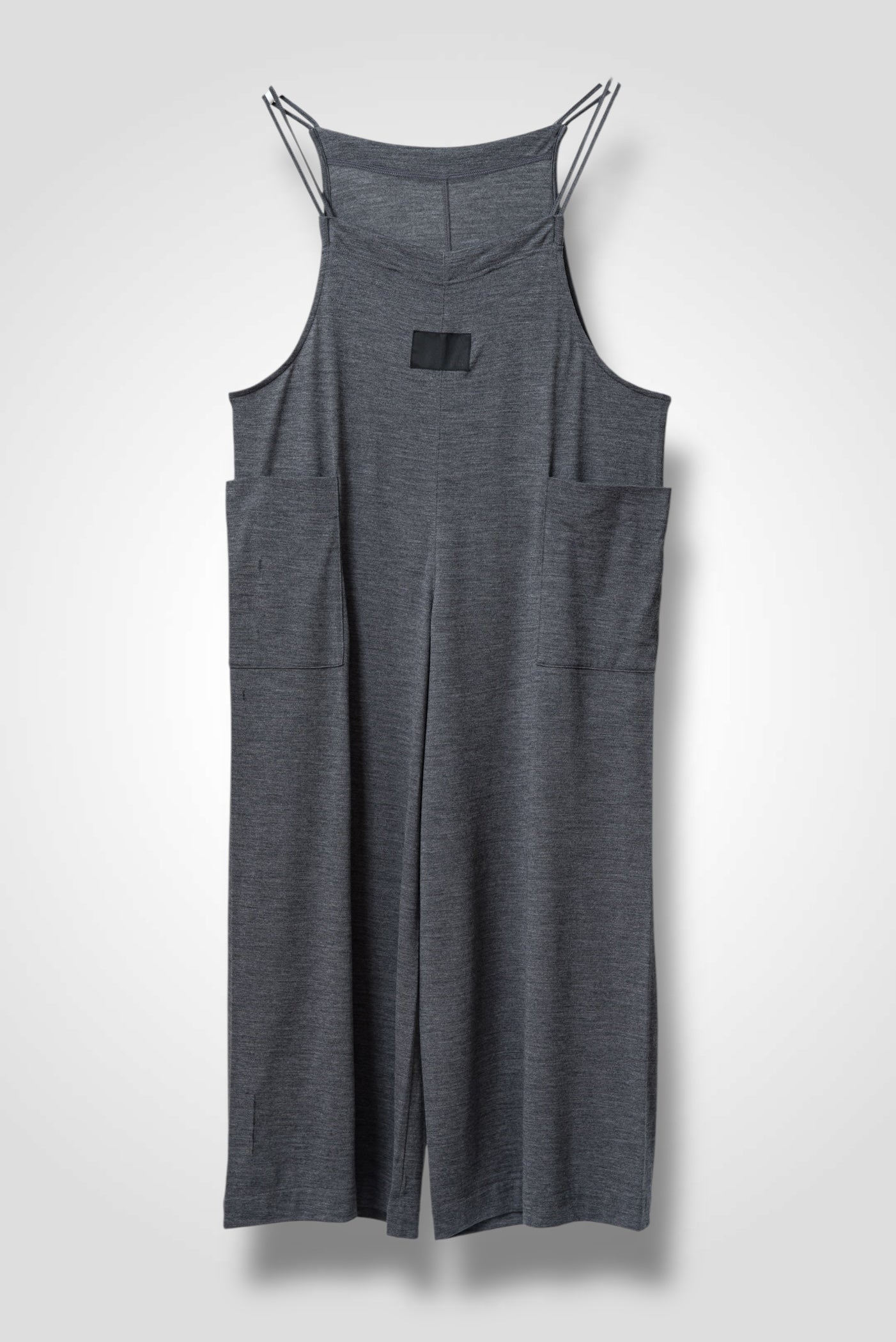 37 MARGARET DUNGAREES / HIGH GAUGE PURE WOOL JERSEY - C13