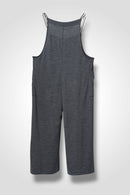37 MARGARET DUNGAREES / HIGH GAUGE PURE WOOL JERSEY - C13