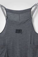 37 MARGARET DUNGAREES / HIGH GAUGE PURE WOOL JERSEY - C13