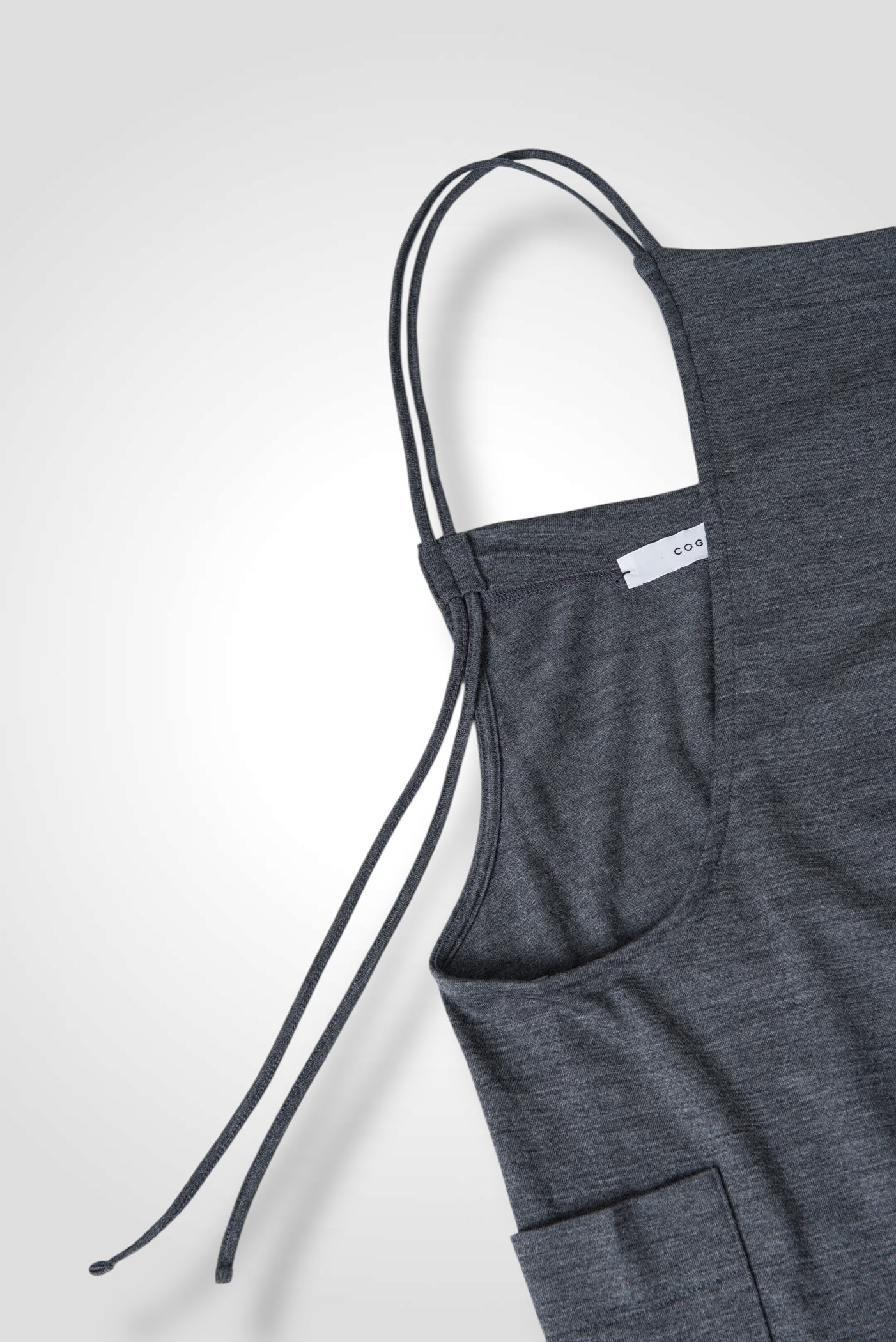 37 MARGARET DUNGAREES / HIGH GAUGE PURE WOOL JERSEY - C13