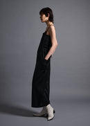 Loose-bodied soft overalls, black, cogthebigsmoke, one size fits all, sustainable fashion, less is more, made in Japan, quiet luxury, minimalist