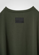 37 NARIAH TUCKED SLEEVE TOP / RECYCLED PE JERSEY - C14