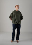 37 NARIAH TUCKED SLEEVE TOP / RECYCLED PE JERSEY - C14