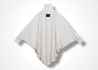 38 MATILDA POLLO NECK ABANICOS TOP / HIGH GAUGE PURE WOOL JERSEY - C13