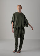 38 NUBIA TUCKED SLEEVE JUMPSUIT / RECYCLED PE JERSEY - C14