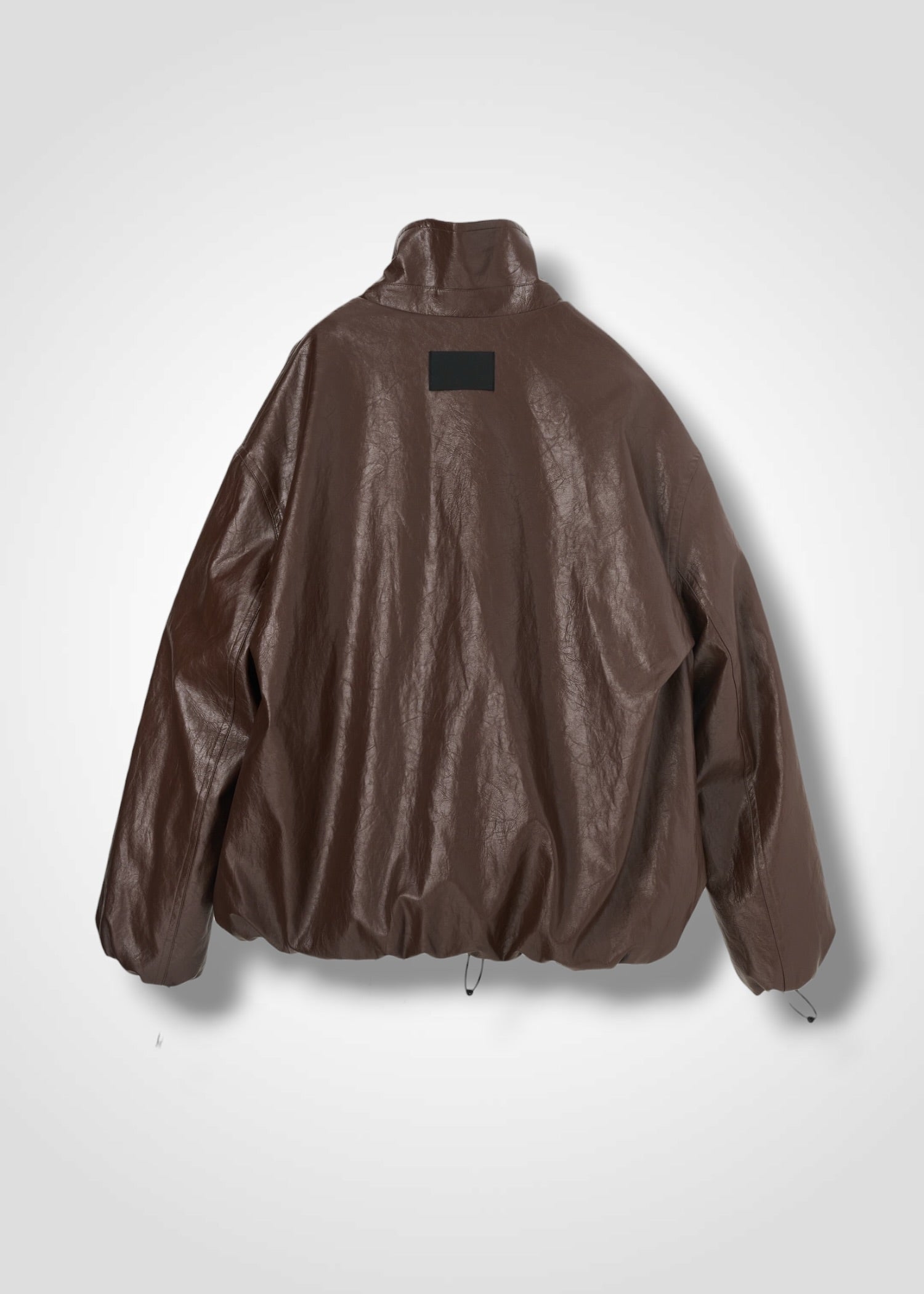 38 ODYSSEY ZIP UP BLOUSON / VINTAGE-LOOK ITALIAN VEGAN LEATHER - C15