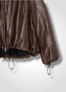 38 ODYSSEY ZIP UP BLOUSON / VINTAGE-LOOK ITALIAN VEGAN LEATHER - C15