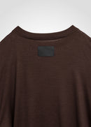 39 LAURA GATHERED SLV TOP / HIGH GAUGE PURE WOOL JERSEY - C13