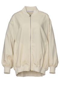 03 LESLIE OVERSIZED BLOUSON / RECYCLE TW TROPICAL - C12