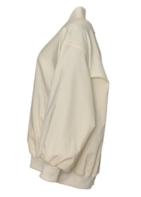 03 LESLIE OVERSIZED BLOUSON / RECYCLE TW TROPICAL - C12