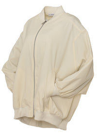 03 LESLIE OVERSIZED BLOUSON / RECYCLE TW TROPICAL - C12