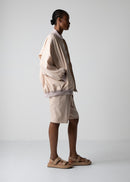 03 LESLIE OVERSIZED BLOUSON / RECYCLE TW TROPICAL - C12