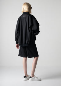 03 LESLIE OVERSIZED BLOUSON / RECYCLE TW TROPICAL - C12