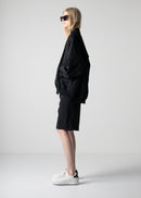 03 LESLIE OVERSIZED BLOUSON / RECYCLE TW TROPICAL - C12