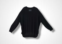 03 MACY NARROW SLV CREW NECK TOP / TENCEL CASHMERE PLAIN JERSEY - C13