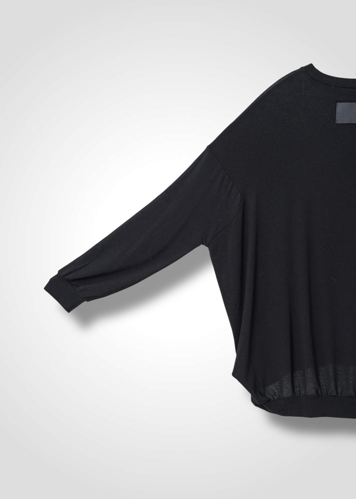 03 MACY NARROW SLV CREW NECK TOP / TENCEL CASHMERE PLAIN JERSEY - C13