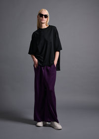 40 ALISON TROUSERS / HIGH GAUGE PURE WOOL JERSEY - C13