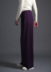 40 ALISON TROUSERS / HIGH GAUGE PURE WOOL JERSEY - C13