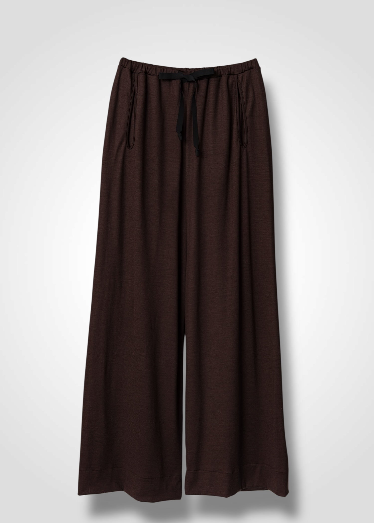 40 ALISON TROUSERS / HIGH GAUGE PURE WOOL JERSEY - C13