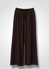 40 ALISON TROUSERS / HIGH GAUGE PURE WOOL JERSEY - C13