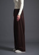 40 ALISON TROUSERS / HIGH GAUGE PURE WOOL JERSEY - C13