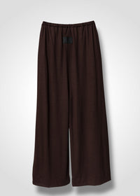 40 ALISON TROUSERS / HIGH GAUGE PURE WOOL JERSEY - C13