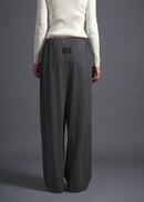 40 ALISON TROUSERS / HIGH GAUGE PURE WOOL JERSEY - C13