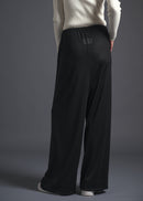 40 ALISON TROUSERS / HIGH GAUGE PURE WOOL JERSEY - C13