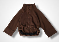 41 MILAN STAND COLLAR BLOUSON / WOOL BLENDED ITALIAN FLEECE - C13