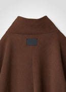 41 MILAN STAND COLLAR BLOUSON / WOOL BLENDED ITALIAN FLEECE - C13