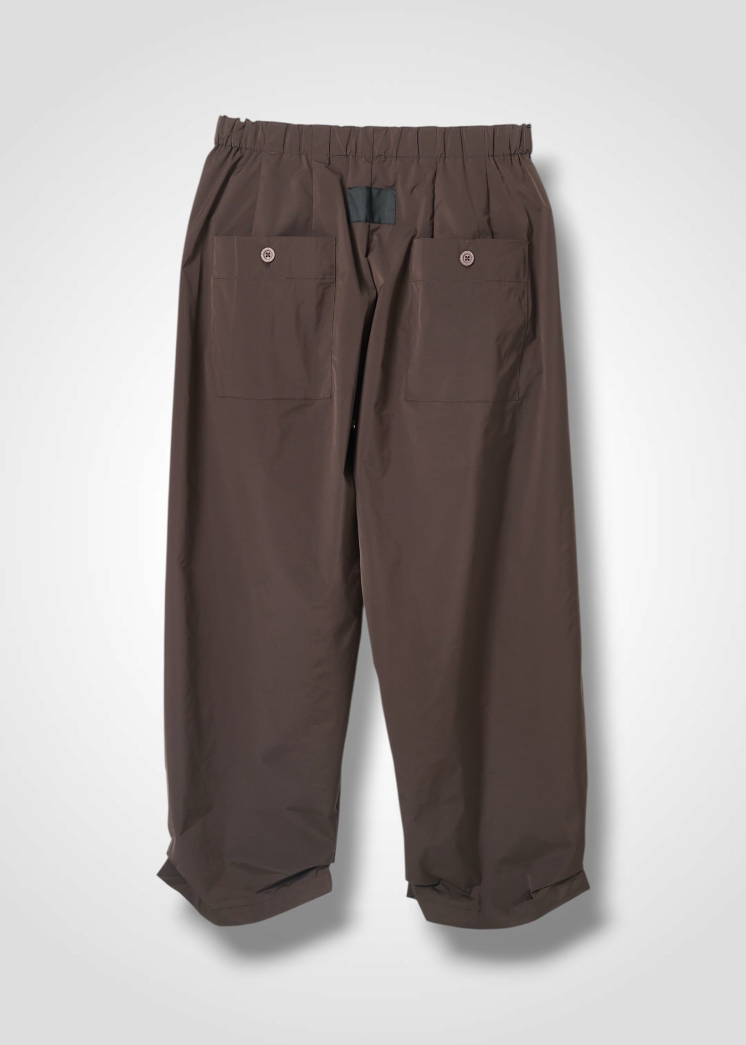 41 NIRVANA TUCKED-HEM TROUSERS / HIGH-COUNT PL STRETCH - C15
