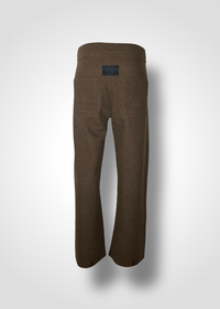 GALAXY SEMI-WIDE TROUSERS / RECYCLED WOOL QUARTER GAUGE KNITING - C9