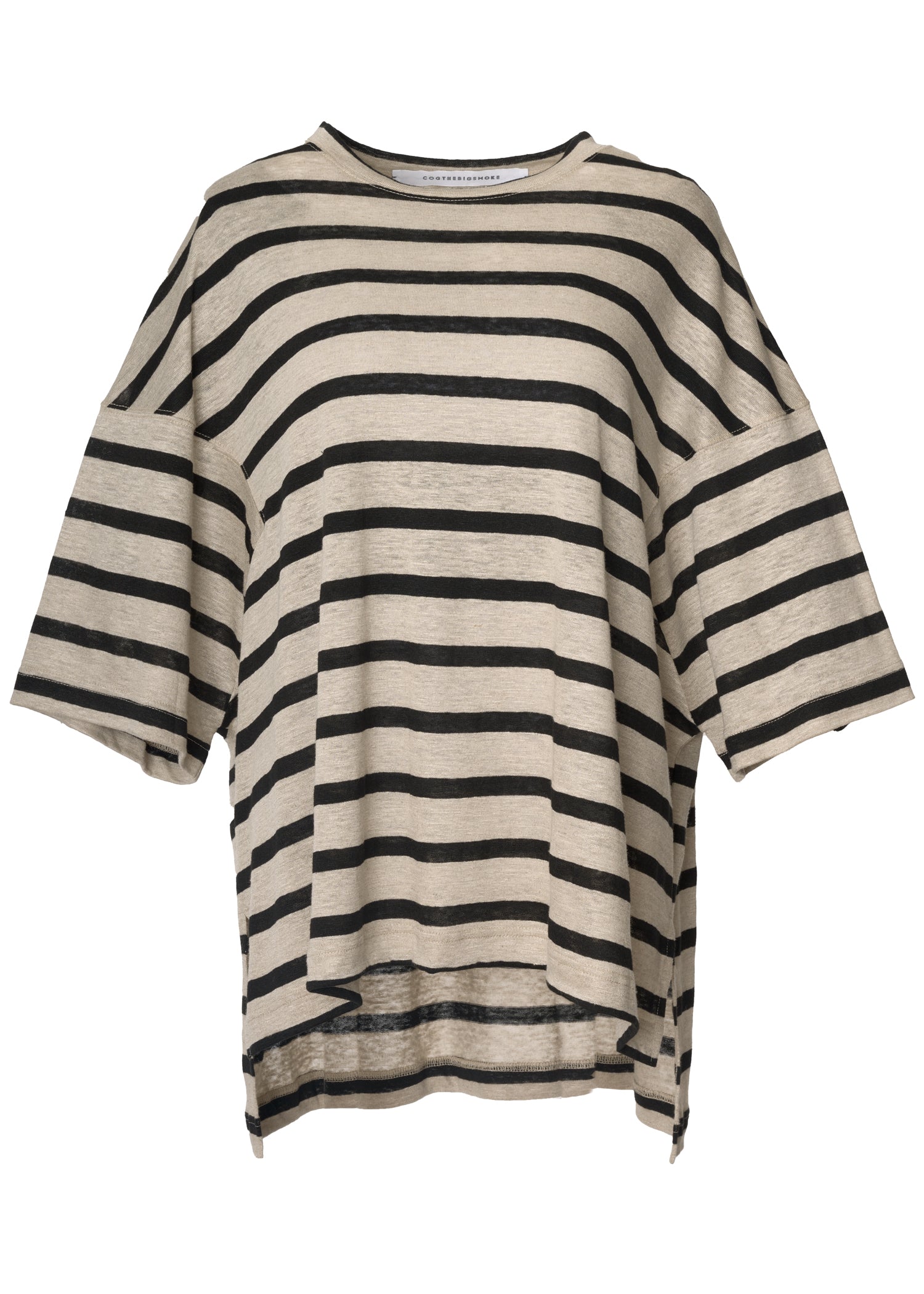 42 HARLEY T-SHIRT / LINEN STRIPE JERSEY - C12