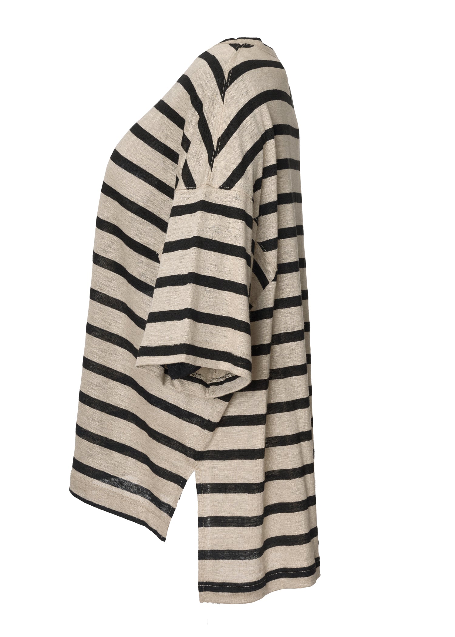 42 HARLEY T-SHIRT / LINEN STRIPE JERSEY - C12