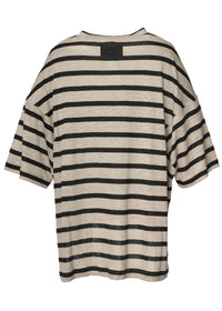 42 HARLEY T-SHIRT / LINEN STRIPE JERSEY - C12