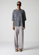 42 HARLEY T-SHIRT / LINEN STRIPE JERSEY - C12