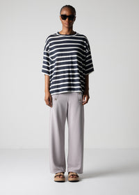 42 HARLEY T-SHIRT / LINEN STRIPE JERSEY - C12