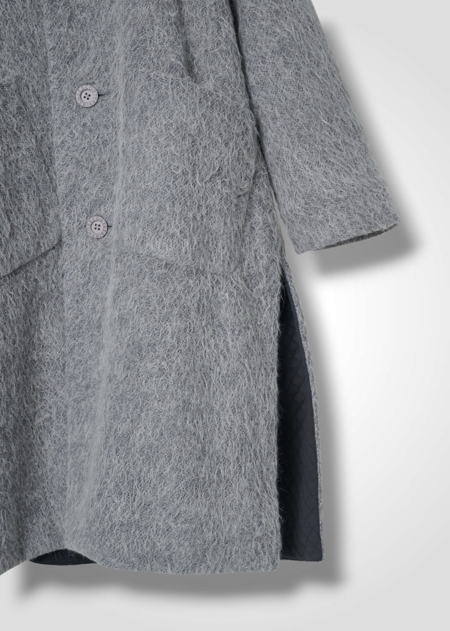 42 MARILYN COAT / ALPACA JAQUARD SHAGGY - C15