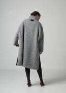 42 MARILYN COAT / ALPACA JAQUARD SHAGGY - C15