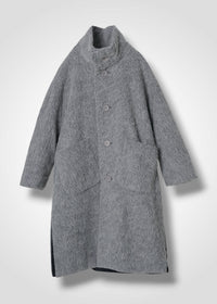 42 MARILYN COAT / ALPACA JAQUARD SHAGGY - C15