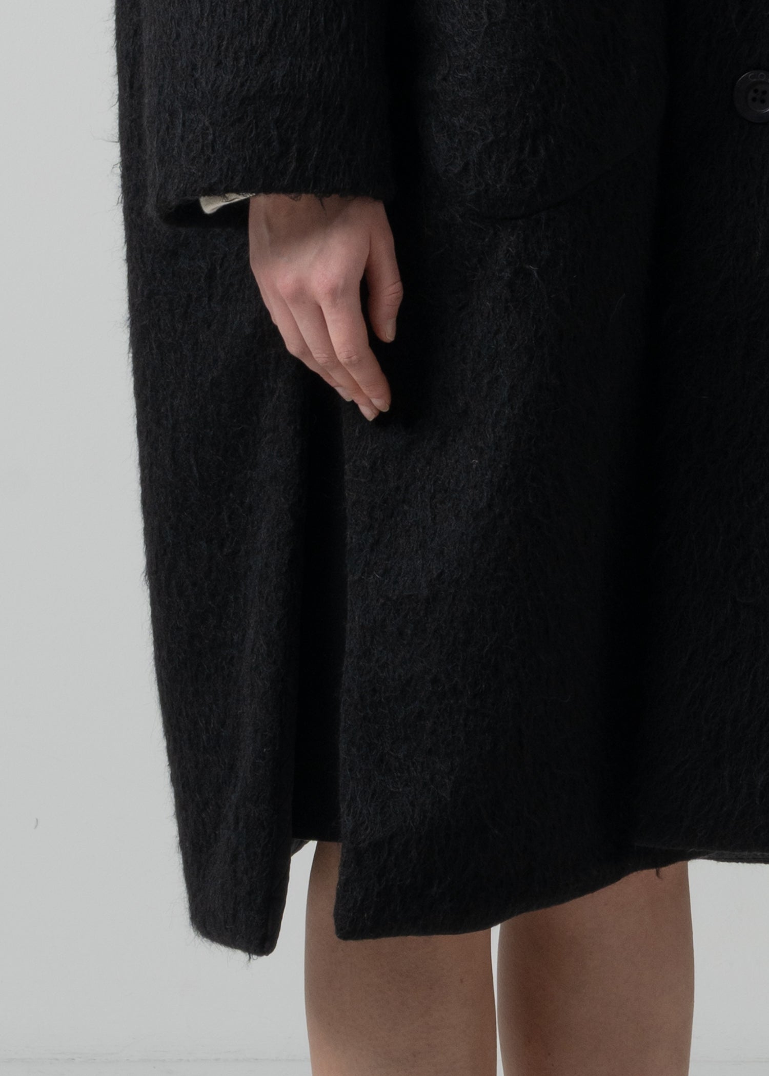 42 MARILYN COAT / ALPACA JAQUARD SHAGGY - C15